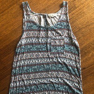 Floral Patterned Tank Top